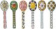 Espresso Spoons, Little Spoons for Dessert, Coffee Spoons, Multicolor, 5-1/4” L