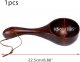 8.86 Inch Solid Kitchen Scoop Ladle Large Wood Spoon Wooden Scoops for Bath Salts, Canisters Flour, Rice, Porridge, Soup (Brown)